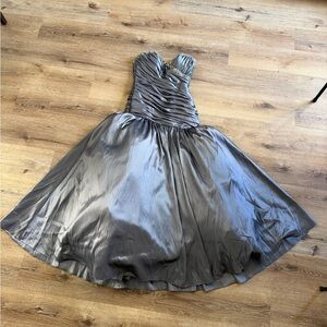 Gray/Silver Prom Gown